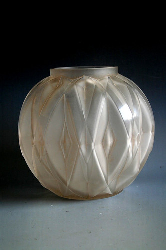 ANTIQUE ART DECO ANDRE HUNEBELLE GLASS VASE