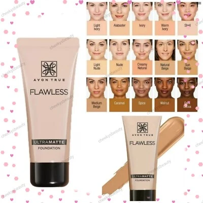 Avon True Flawless Ultra Matte Foundation,New & Boxed, choose your shade - Image 1 of 4