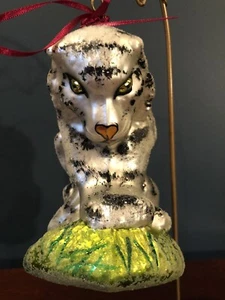 "Tigre helado"" Neiman Marcus de Christopher Radko | Firmado/1998 - Imagen 1 de 8