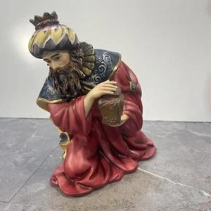 2002 Grandeur Noel Collectors Edition Nativity Replacement - Wiseman Kneeling 7" - Picture 1 of 8