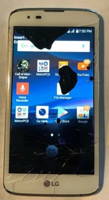 [BROKEN] LG K7 MS5330 8GB (Metro PCS) Smartphone Repair Good Used Parts Bad LCD - Image 1 of 2