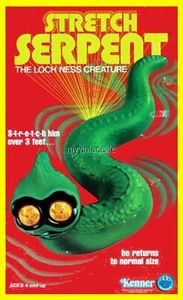 SERPIENTE ELÁSTICA (NO JUGUETE) IMÁN NEVERA 2" X 3" ARTE VINTAGE NOSTÁLGICO - Imagen 1 de 3