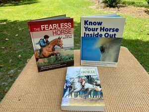 3 Equine Horsemanship Behavior Book Lot Fearless Less Than Perfect Horse Posture - Bild 1 von 2