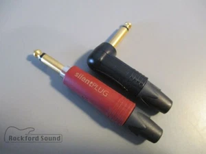 Neutrik NP2RX-B & NP2X-AU-SILENT chapado en oro 1⁄4"" juego de enchufes - silencioso recto y RA - Imagen 1 de 5