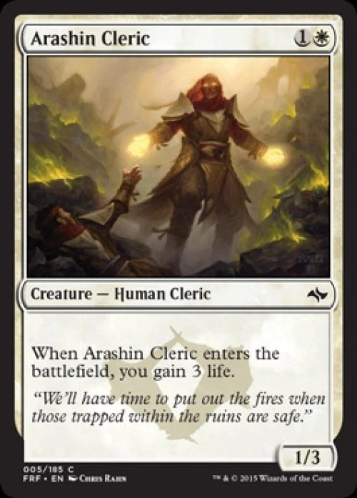 Arashin Cleric -Foil Medium Play MTG Fate Reforged - Image 1 of 1