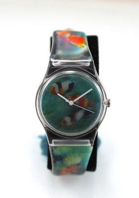 Reloj Sin Marca Unisex Transparente Multicolor Plástico WR Acero Inoxidable St Batería Cuarzo Foto 1 de 4