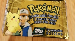 Cartas Coleccionables Pokemon Topps Edición Animación TV: Serie 1 (1 Pack Sellado) Verde - Imagen 1 de 3
