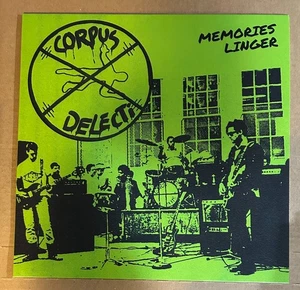 LP:   CORPUS DELECTI - Memories Linger    NEW UNPLAYED PUNK - Picture 1 of 2