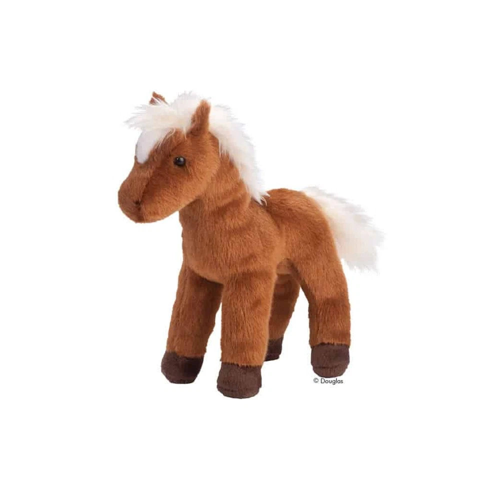 DOUGLAS TOYS Kleines Kuscheltier Pferd Mr. Brown Stofftier Plüschtier