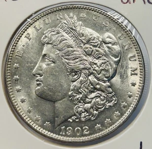 1902 Morgan Silver $1 Dollar Coin  - Picture 1 of 4