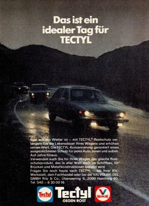 3w8739/ Alte Reklame von 1978 – TECTYL – gegen Rost – von Valvoline - Picture 1 of 1