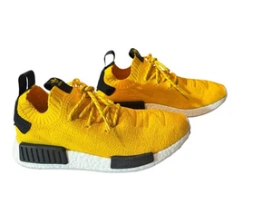 Women's DS Adidas Running Shoes NMD R1 PK EQT Yellow Size 7.5 - Picture 1 of 7