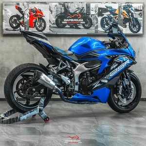 Cabezal de escape completo carbono para Kawasaki Ninja ZX4R ZX4RR 2023 2024 - Imagen 1 de 8