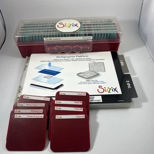 Sizzix alphabet dies ++ Lot - Foto 1 di 12