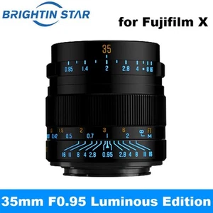 Brightin Star 35mm F0.95 Luminous Edition APS-C Lens for Fujifilm Fuji X Mount - Picture 1 of 6
