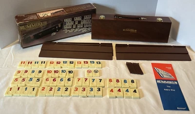 Pressman Tournament Rummikub in Carrying Case 1982 Complete Excellent Condition - Image 1 of 4