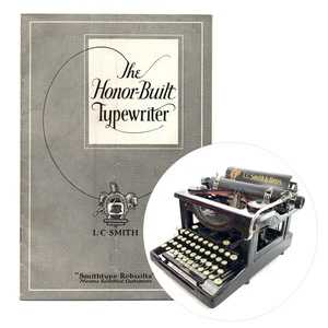 Máquina de escribir Repro LC Smith & Bros reconstruir catálogo de colección nos 5 8 antigua Suracuse NY - Imagen 1 de 5