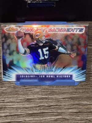 2000 Topps Finest - Finest Moments Bart Starr #FM1 Refractor - Image 1 of 2