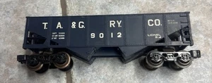 Vintage Lionel O Gauge 2 Bay Open Hopper, TA&G Ry Co #9012. - Picture 1 of 4