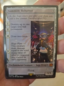 Magic Final Fantasy Summon Bahamut Non Foil - Magic The Gathering - Picture 1 of 2