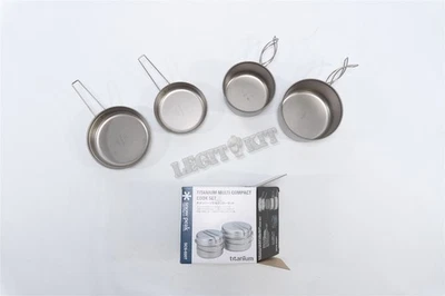 Snow Peak Multi Compact Cookset Titanium SCS-020T Outdoor Camping Backpack - Image 1 of 4