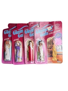 1982 Vintage Glamour Girls Erin & Jessie 4 Zoll Modepuppen 4 Stück - Bild 1 von 7