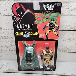 Kenner DC Batman Animated Series Land Strike Batman 1995 5" Vintage Figure New - Picture 1 of 13