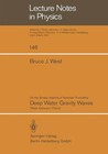Produktbild - B. J. West | On the Simpler Aspect of Nonlinear Fluctuating Deep Water...