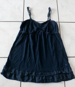 Camiseta sin mangas vintage Y2K Abercrombie & Fitch Babydoll cami para mujer talla L con volantes H272 - Imagen 1 de 8