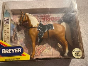 Caballo Palomino Breyer Roy Rogers Trigger 758 nuevo en caja con video VHS #492 - Imagen 1 de 5