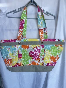 Thirty-One Weekender Tasche Mehrfarbig Canvas Fitnessstudio, Strand Seesack Reißverschluss - Bild 1 von 9