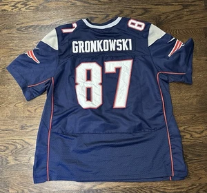 Nike New England Patriots Rob Gronkowski Gronk Jersey Stitched Men 48 NFL Pats - Picture 1 of 6