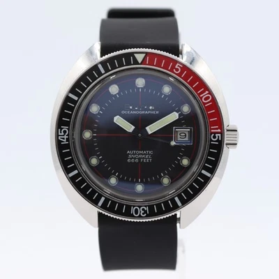 45mm Bulova 98B350 Oceanographer Snorkel Men's Automatic Wristwatch Japan Steel - Image 1 of 4