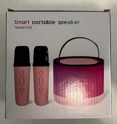 型号 K52 智能便携式扬声器 粉色 开箱 全新 免费送货 — 第 1/4 张图片