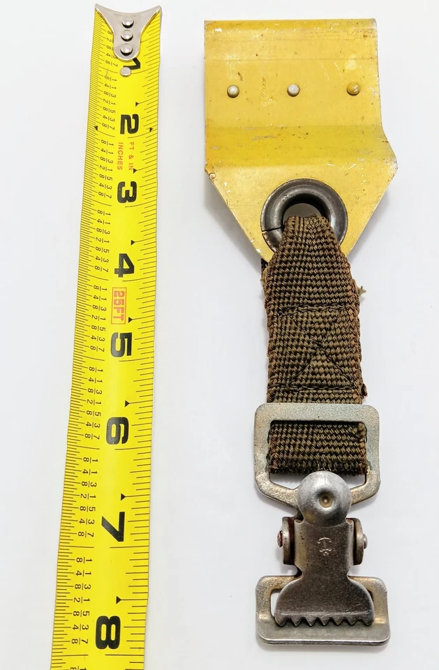 Military Trailer Truck Bracket  Cold War Canvas Strap, Anchor Clip, Plate Mount - Image 1 of 4