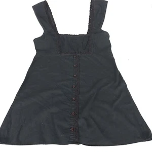 Schwarze ärmellose Damenbluse Größe M - Bild 1 von 7