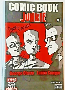 Comic Book Junkie #1 signed by the artist  - Picture 1 of 2