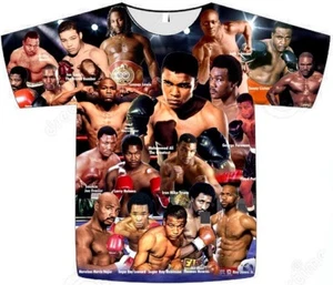 Boxlegenden T-Shirts, Ali, Frazier, Foreman, Joe Louis, Liston, Bruce Lee - Bild 1 von 4