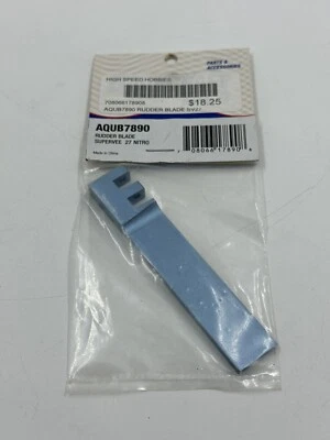 Vintage RC Boat AQUB7890 AquaCraft Rudder Blade SuperVee 27 Nitro Old Stock NIB - Image 1 of 3