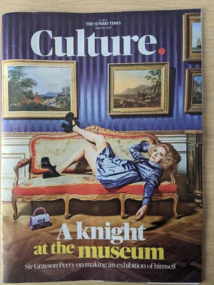 UK SUNDAY TIMES CULTURE. Grayson Perry. Steven Bartlett. Michael Morpurgo 16325 - Image 1 of 4