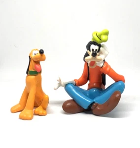 Disney Goofy Pluto PVC Action Figure Set of 2 PVC Cake Topper - Picture 1 of 10