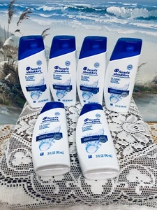 {6} Head & Shoulders Classic Clean Dandruff Shampoo 3 fl. oz. Travel Size - Picture 1 of 3