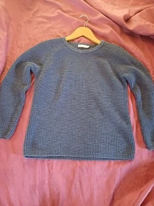 Pulli * Gr. 36/38 + blau + 100 % Baumwolle * Hessnatur - Bild 1 von 4