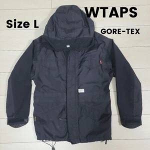 WTAPS Men's Hooded Light Nylon Jacket Outerwear Gore-Tex Black Outdoor Casual - Picture 1 of 16