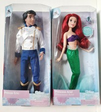 ERIC e ARIEL principessa la SIRENETTA bambola + principe Disney Store maclama