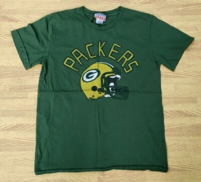 Camisa de fútbol americano Green Bay Packers comida chatarra verde NFL ~ juvenil mediana M 12 Foto 1 de 4