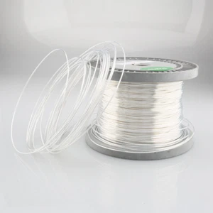 1 m 5N plata sólida con PTFE alta fidelidad altavoz analógico cable de audio hágalo usted mismo - Imagen 1 de 7