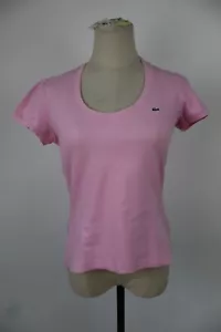 Lacoste Damenpullover Gr. 38 Frau Casual Vintage Tank Top T-Shirt - Bild 1 von 7