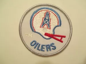Houston Oilers Patch NFL Football Vintage Sew On Free shipping Patches - Picture 1 of 2