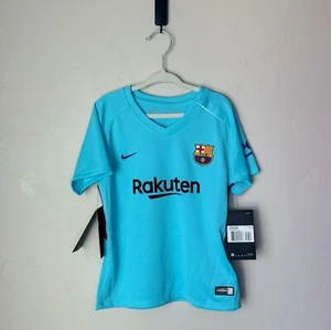 NWT Nike 17-18 Barcelona Away Youth Soccer Kit / Jersey - 24-36 Months - BC001 - Picture 1 of 7
